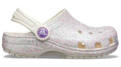 Crocs Kids' Girls  Classic Glitter Clog In Rosa