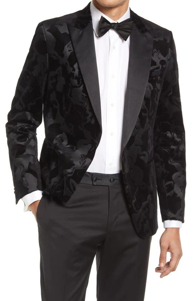 Hugo Boss Men s Marble Velvet Dinner Jacket In Blk ModeSens