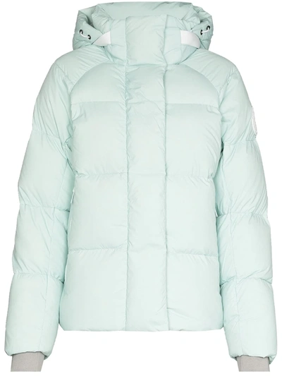 Canada Goose Womens Meltwater Junction Padded Shell-down Jacket L In Blue