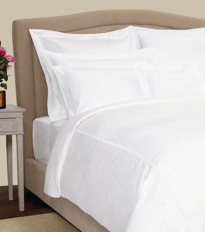 Peter Reed Pendle King Fitted Sheet (150cm X 200cm) In White