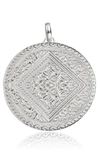 Monica Vinader Marie Pendant Charm In Metallic