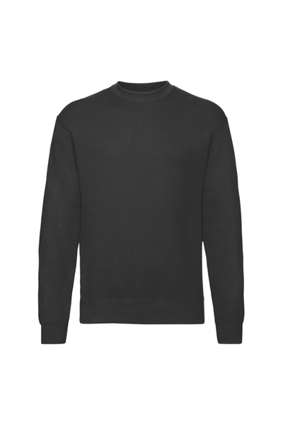 Fruit Of The Loom Unisex Adult Classic Drop Shoulder Sweatshirt (black)