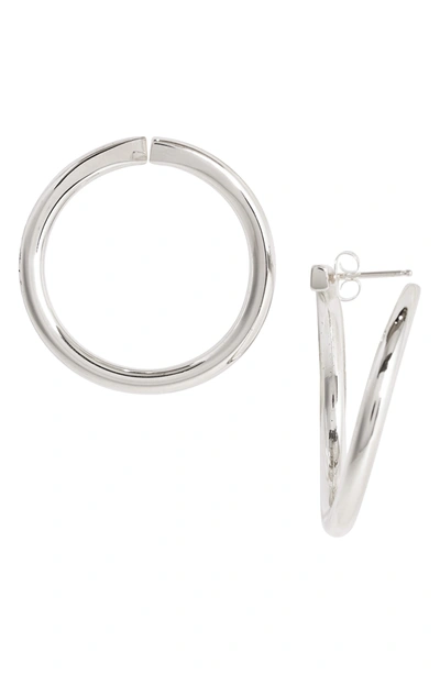 Sophie Buhai Double Layer Hoop Earrings In Sterling Silver