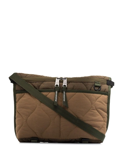 Indispensable Sticky Quilted Belt Bag In Grün