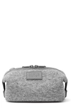 Dagne Dover Small Hunter Water Resistant Toiletry Bag In Heather Grey