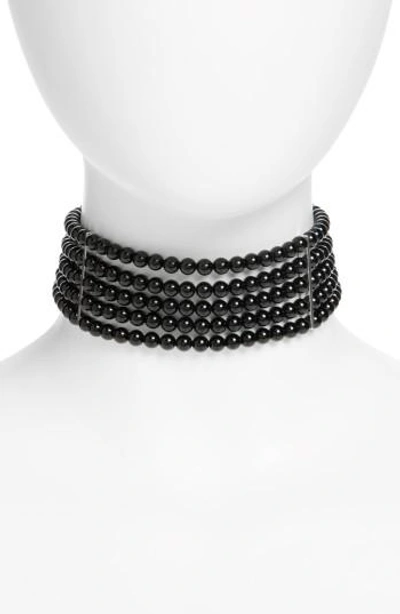 Sophie Buhai Onyx & Sterling Silver Choker