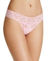Hanky Panky Signature Lace Low Rise Thong In Blossom
