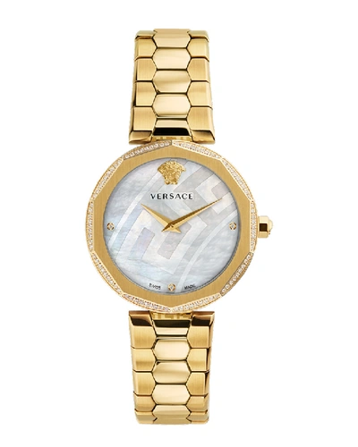 Versace Idyia Diamond Bracelet Watch, 36mm In Nocolor