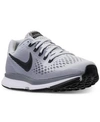 Nike Women's Air Zoom Pegasus 34 Running Sneakers From Finish Line In Grey