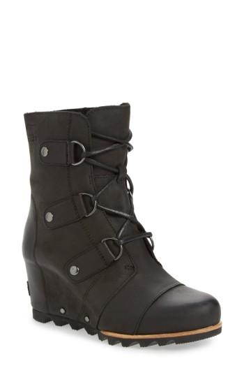 sorel joan of arctic wedge mid shearling