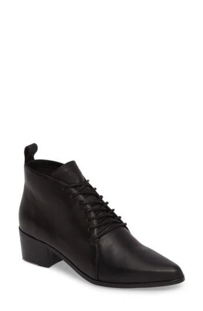 Grey City Waverly Lace-up Bootie In Black