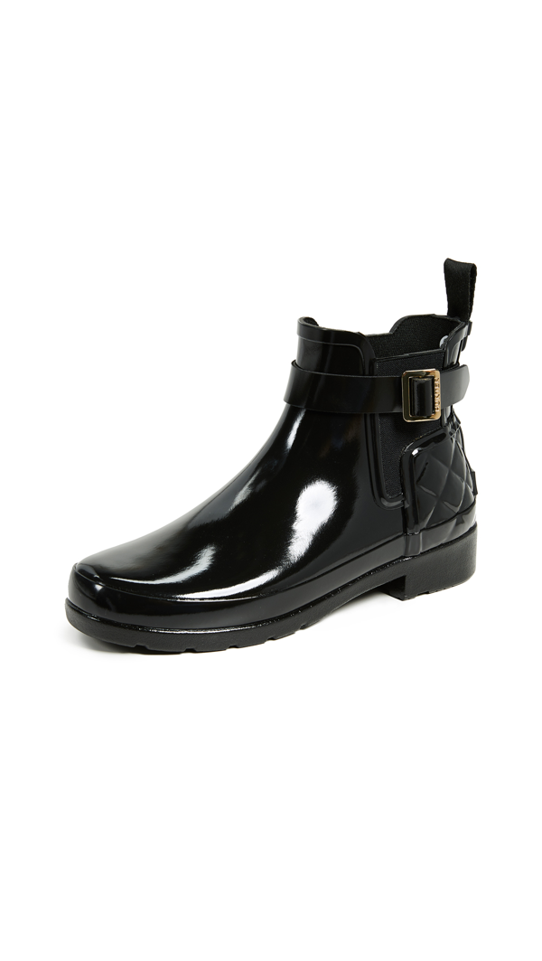 hunter original refined gloss chelsea waterproof rain waterproof bootie
