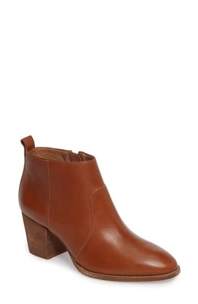 Madewell The Brenner Boot In English Saddle Leather