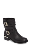 Vince Camuto Webey Boot In Black Leather