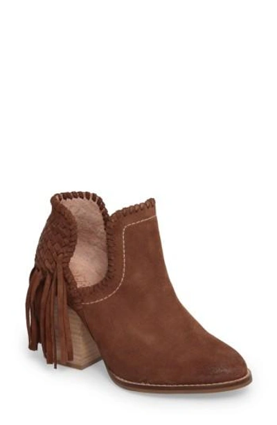 Ariat Unbridled Lily Bootie In Whiskey Suede