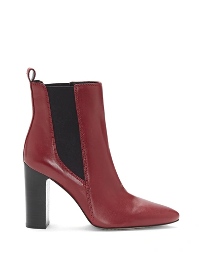 Vince Camuto Britsy Bootie In Rich Red