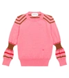 Victoria Beckham Kids' X The Woolmark Company Little Girl's & Girl's Mini Wool Knit Sweater In 핑크