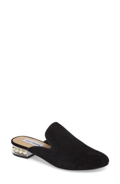 Steve Madden Sanderson Mule In Black Suede