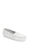 Minnetonka Moccasin In White