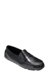 Cole Haan Rodeo Penny Driving Loafer In Black Leather