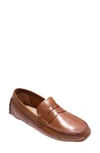 Cole Haan Rodeo Penny Driving Loafer In Luggage Leather