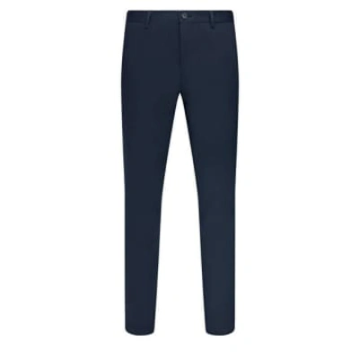 Hugo Boss Logo Print Tapered Stretch-jersey Jogging Bottoms In Blue