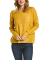 Vince Camuto Crewneck Sweater In Yellow