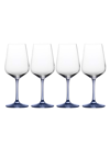 Mikasa Gianna Ombré Four-piece White Wine Glass Set