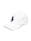 Polo Ralph Lauren Kids' Embroidered Logo Cap In White