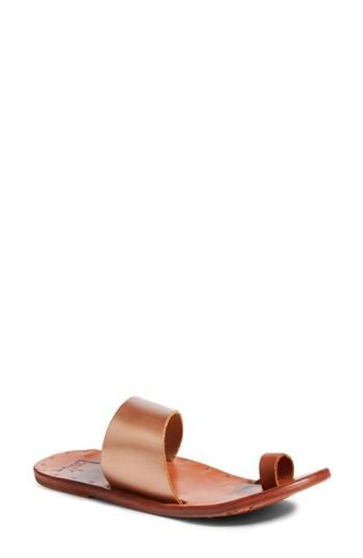 Beek Finch Sandal In Rose Gold/ Tan