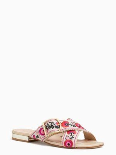 Kate Spade Faris Sandals In Natural Canvas
