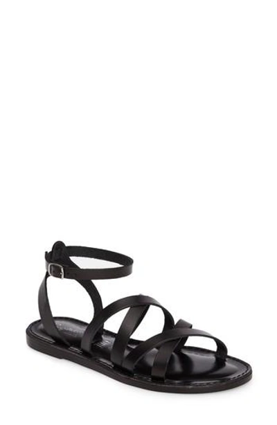Seychelles In The Shadows Sandal In Black Leather