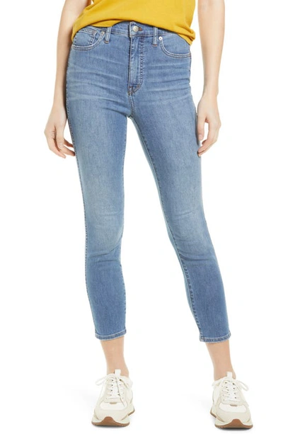 Madewell 10" High Rise Skinny Crop Jeans In Welling Wash