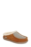 Woolrich Plum Ridge Slipper In Herringbone/ Spice Wool