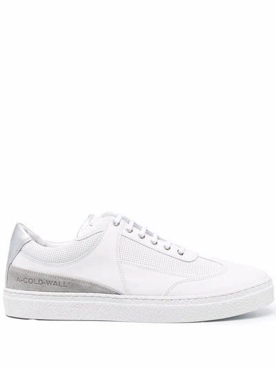 A-cold-wall* Men's White Leather Sneakers