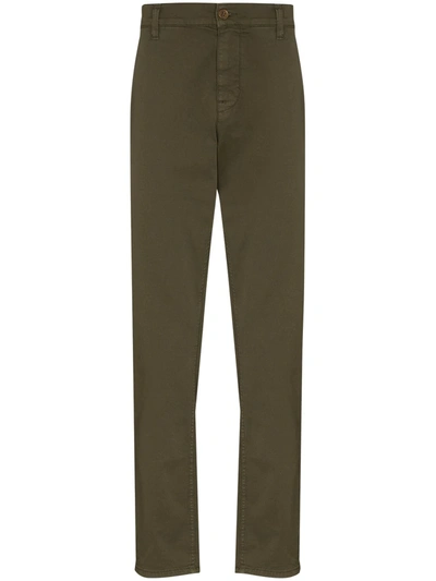Nudie Jeans Easy Alvin Chino Trousers In Green