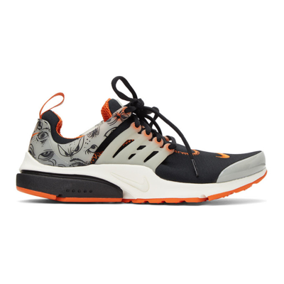 Nike Black Air Presto Premium Sneakers In Black/starfish