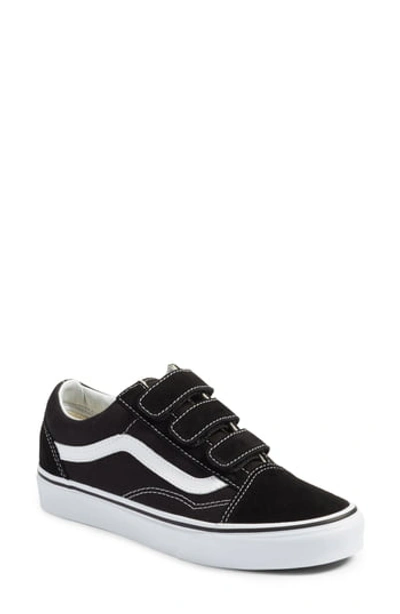Vans Old Skool V Pro Sneaker In Black/ True White