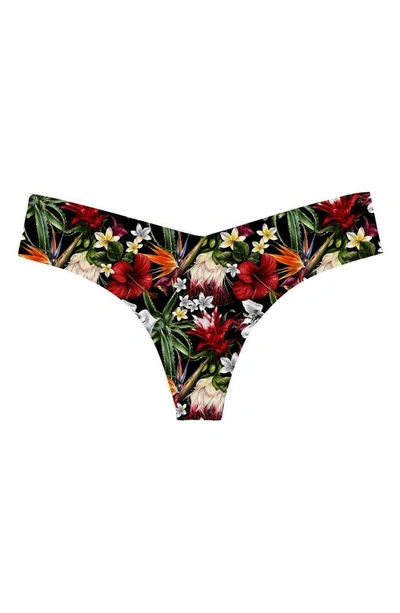 Commando Printed Classic Thong In Jungle Floral