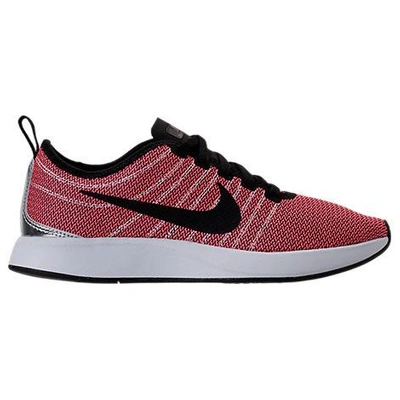 Nike Women's Dualtone Racer Casual Shoes, Red In Solar Red/ Black/ Light Brown