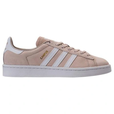 Adidas Originals Women's Campus Casual Shoes, Brown In Clear Brown/ White