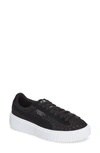 Puma Basket Platform Sneaker In Black - Black