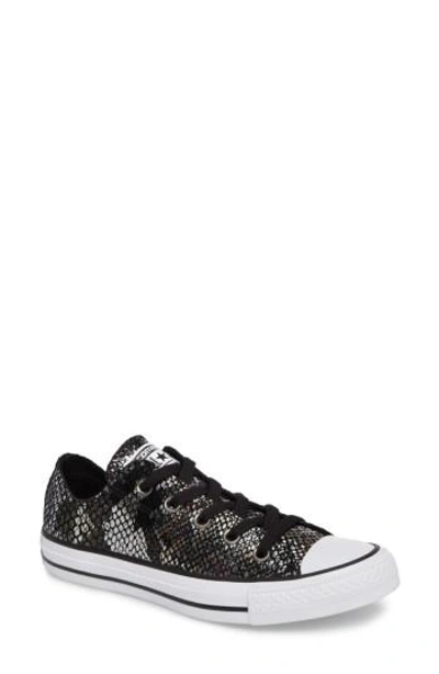 Converse Chuck Taylor All Star Ox Leather Sneaker In Black
