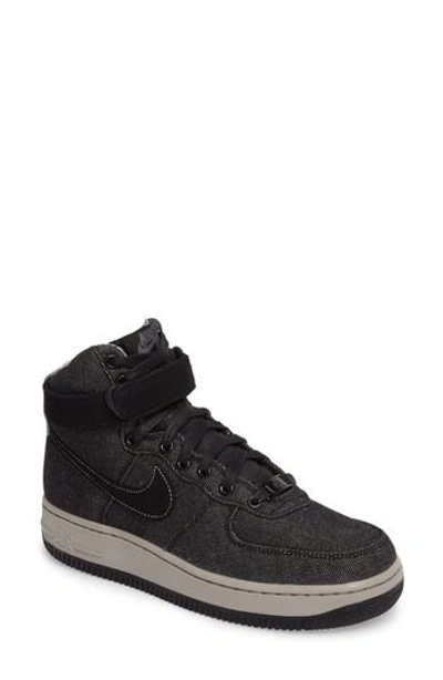 Nike Air Force 1 High Top Se Sneaker In Black/ Dark Grey/ Cobblestone