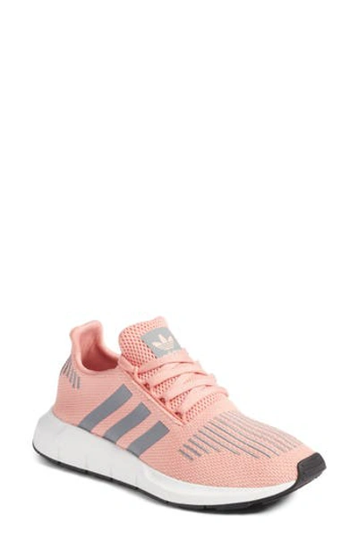 Adidas Originals Swift Run Sneaker In Trace Pink/ Grey
