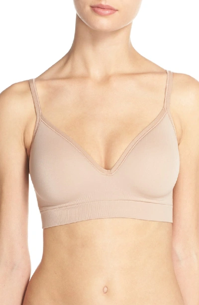 Yummie By Heather Thomson Dawn Wireless Contour Bralette In Almond