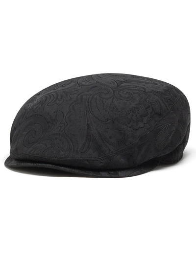 Dolce & Gabbana Baroque-pattern Jacquard Hat In Black