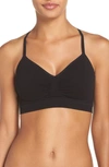 Yummie By Heather Thomson Emmie T-back Cami Bralette In Black