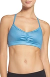 Alo Yoga 'sunny Strappy' Soft Cup Bralette In Saltwater Glossy