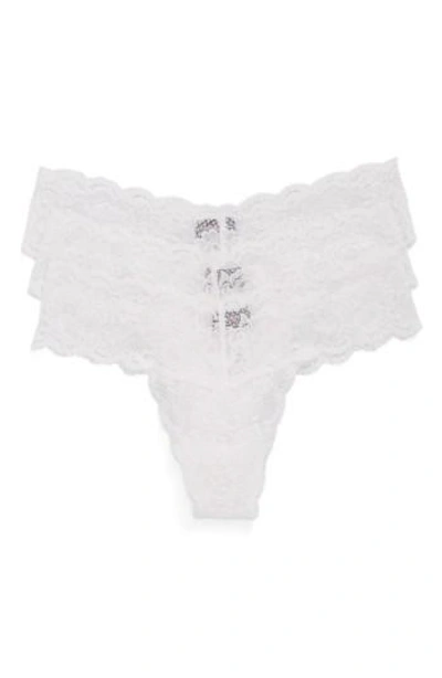 Cosabella 'never Say Never Cutie' Thong In White/ White/ White